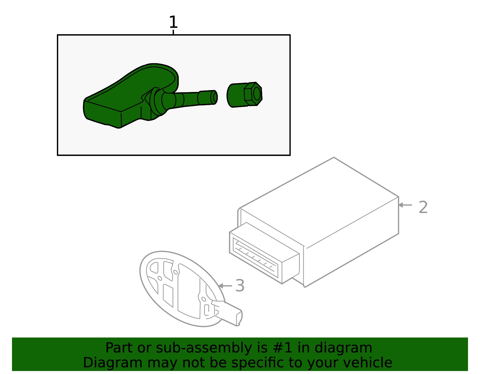 ITM Engine Components TPMS Sensors – 4 Pack – 2006-2009 Range Rover Sport – 315433TP