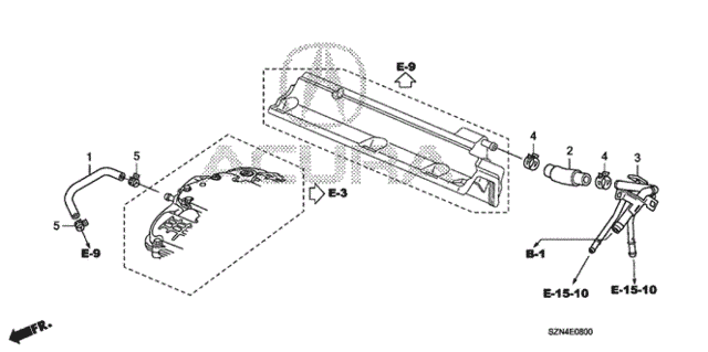 Breather Tube for 2012 Acura ZDX #0