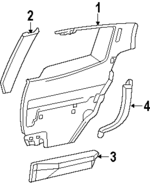 17929340 - Body: Quarter Trim for GM Image