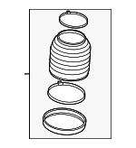 4F0598001 - : Air Spring Repair Kit for Audi: A6, A6 Quattro, S6 Image