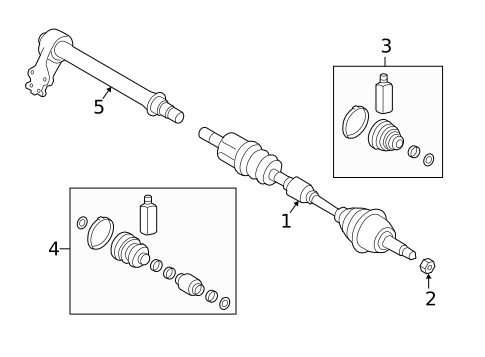 Drive Axles for 2019 Hyundai Kona #1