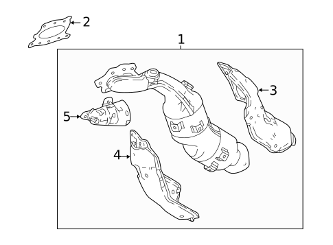 Exhaust Manifold for 2025 Lexus LC500h #0