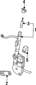 19245563 - Electrical: Antenna Assembly for Buick: Riviera | Cadillac: DeVille, Eldorado, Seville | Oldsmobile: 88, Aurora, LSS, Regency | Pontiac: Bonneville Image