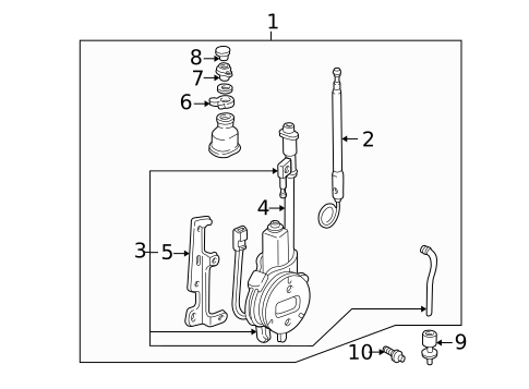 Antenna & Radio for 1992 Acura NSX #0