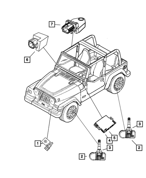 Sensors for 2010 Jeep Wrangler #1