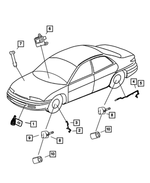 4698662 - Electrical: A.t.c. Sun Sensor for Mopar Image
