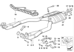 18301728734 - Exhaust System: Gasket Ring for BMW Image
