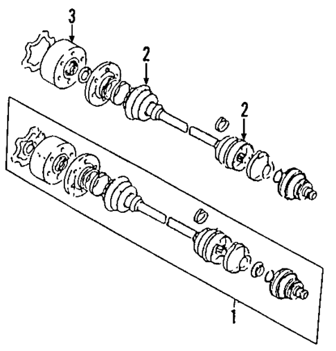 Axle Shafts & Joints for 2007 Audi A4 Quattro #0