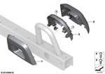 51468075938 - : Trim Roll Bar, Rear Right for BMW Image