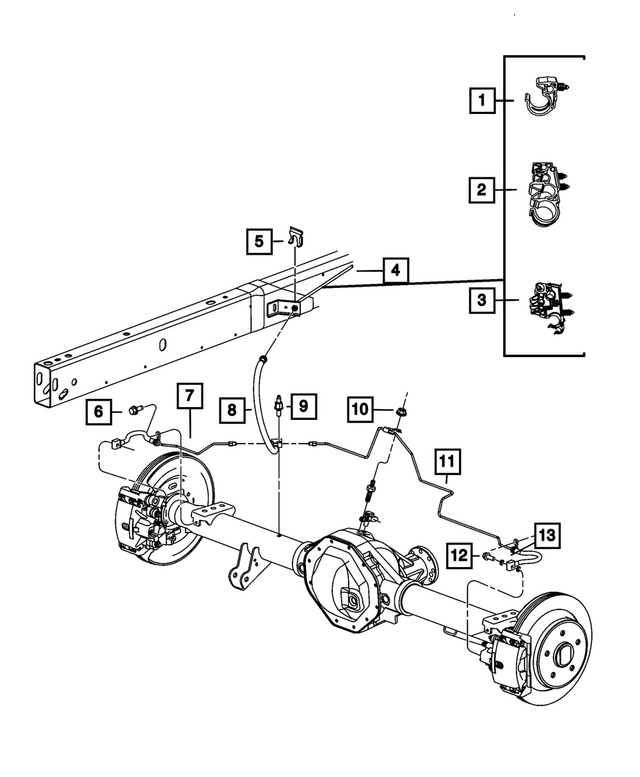 57009794AA - : Brake Tube for Mopar Image