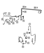 68596048AB - Brakes: Brake Tube for Mopar Image
