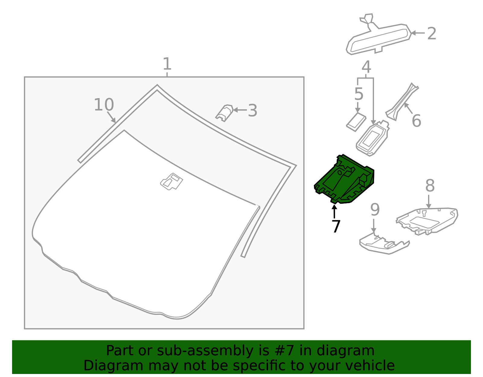 GSH7-67-XCXN - Lane Assist Cmra - 2019-2020 Mazda | Mazda Parts Factor