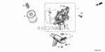 1510059B003 - Engine: PUMP ASSY., OIL for Honda Image