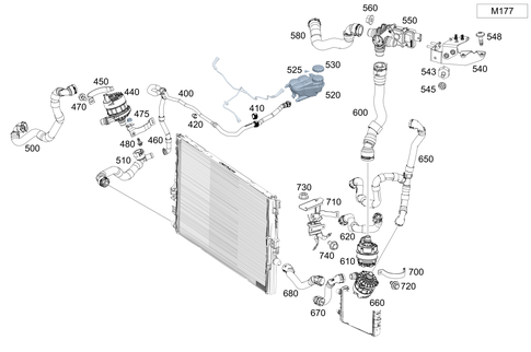 Air Pump, Water Pump and Detachable Parts for 2023 Mercedes-Benz E63 AMG S #0