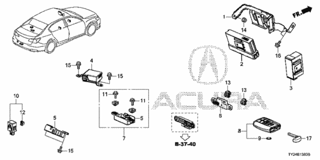 Smart Unit (1) for 2015 Acura RLX #0