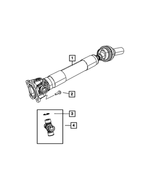 52123197AB - Front Axle; Corporate 205 MM; Differential and Drive Line: Drive Shaft for Mopar Image
