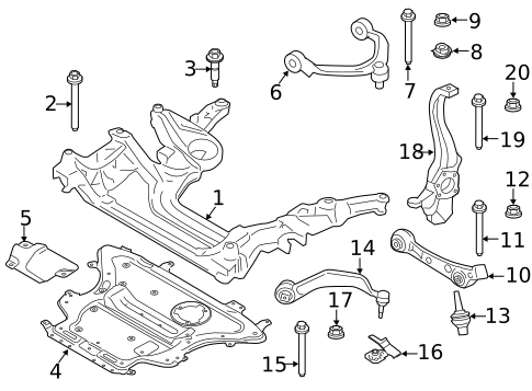 Suspension Components for 2023 BMW 530e #2