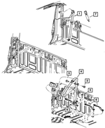 5KQ50XDVAA - Restraints: Rear Inner Seat Belt, Center, Left for Ram: 2500, 3500 Image