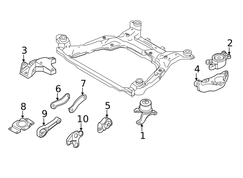 Engine & Trans Mounting for 2016 Volvo XC70 #0