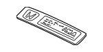 32126PHM000 - Engine: Emblem for Honda: Insight Image