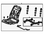 81126TM8A02 - Body: Seat Frame for Honda: Insight Image