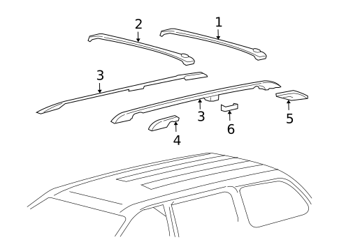 Luggage Carrier for 2005 Mercury Monterey #0