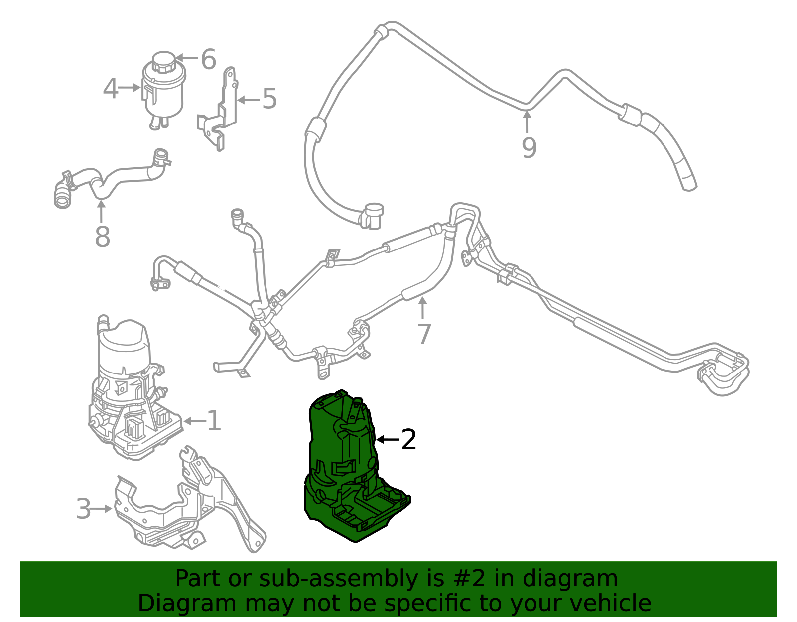31360689 - High-Quality Power Steering Reservoir Cap for AutoNation Parts
