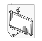 19010RDAA52 - Cooling System: Radiator Assembly for Acura: TL Image