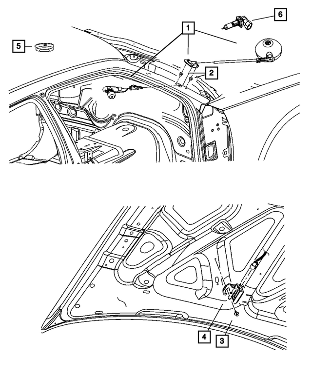 4806242AE - Electrical: A-pillar Mounted Spotlamp, Right for Mopar Image