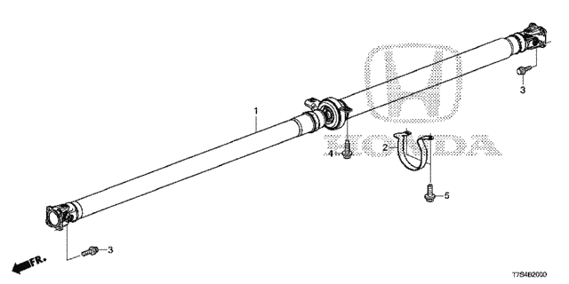 Propeller Shaft for 2019 Honda HR-V #0