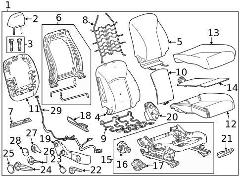 Passenger Seat Components for 2013 Buick Verano #0