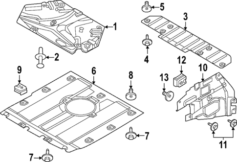 Under Cover & Splash Shields for 2023 BMW iX #0