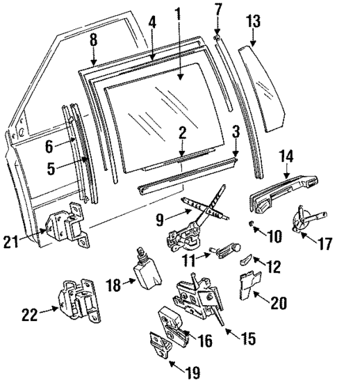 Door for 1992 Volvo 960 #0
