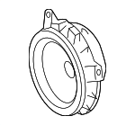 8616047270 - Body: Rear Dr Speaker for Toyota: Mirai, Prius, Prius AWD-e, Prius Prime Image