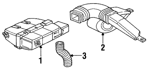 Air Intake for 1992 Buick Commercial Chassis #0