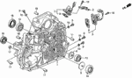 21514PX4000 - Transmission - Automatic: STAY, SOLENOID HARNESS for Honda Image