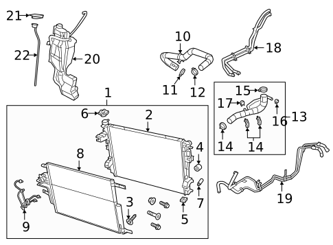 Radiator & Components for 2021 Ram 1500 #0