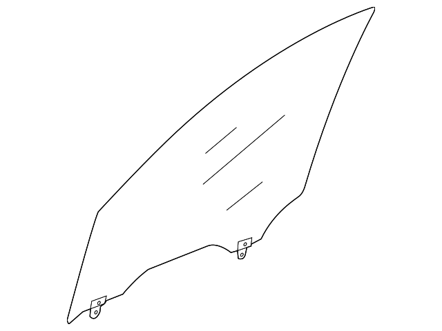 Genuine Front Door Glass (rh) (r53 Pathfinder) - 80300-6TA1A