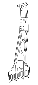 6103578010 - Body: Inner Center Pillar for Lexus: NX200t, NX300, NX300h Image