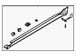 87751L2000 - Body: Rocker Molding for Kia: K5 Image