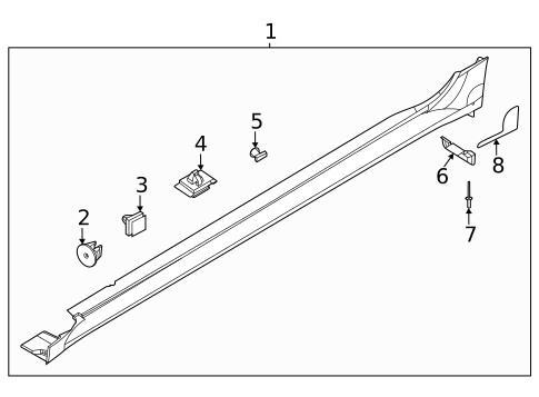 Exterior Trim - Pillars for 2025 Kia K5 #0