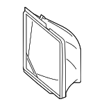7P6121396 - Belts &amp; Cooling: Radiator Support Air Duct for Volkswagen Image