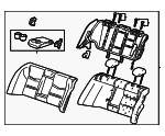 84243655 - Body: Seat Back Assembly for Cadillac: CTS Image