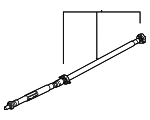 26118837559 - Suspension: Drive Shaft Assembly for Mini: Cooper, Cooper Clubman, Cooper Countryman, Countryman Image