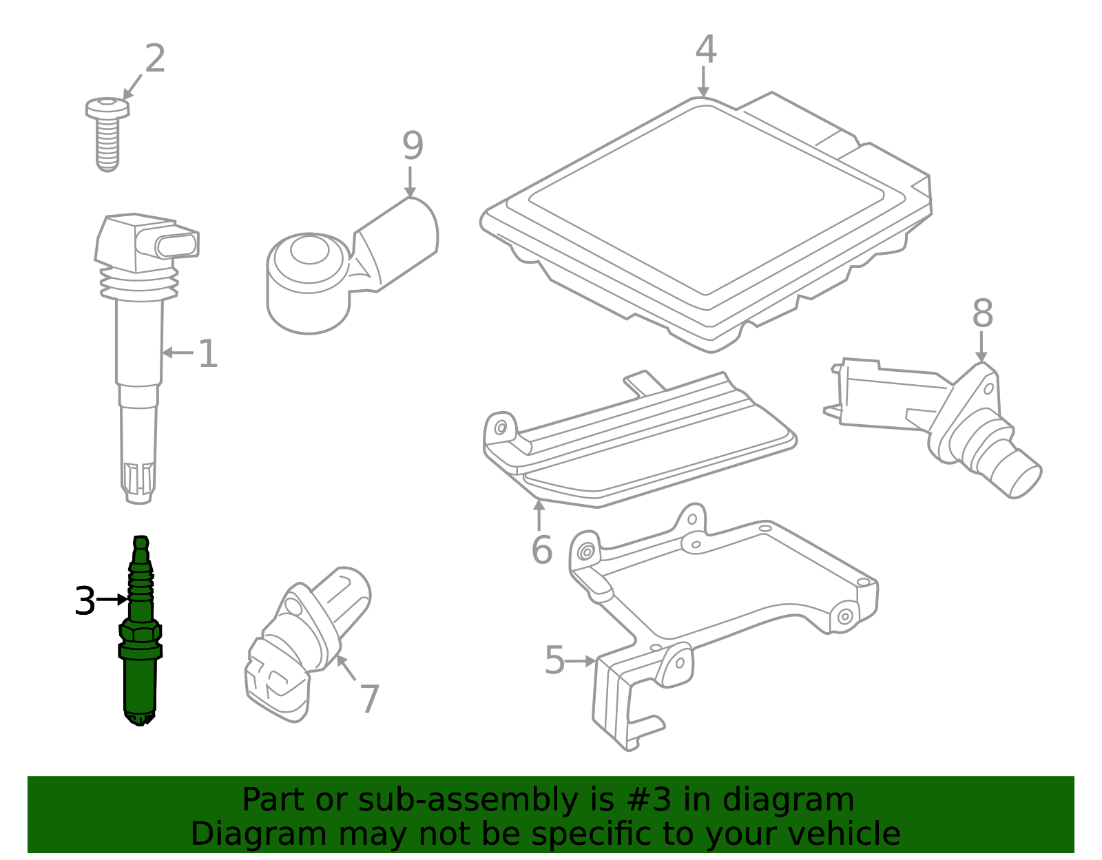 2017-2026 Porsche Spark Plug 0PB-905-612 | OEM Parts Online