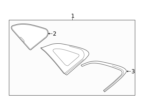 Glass & Hardware for 2017 Lincoln MKC #0