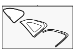 EJ7Z7829711B - : Quarter Glass for Ford Image