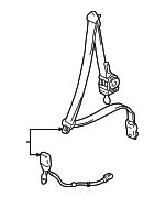 8490182810R8H - Electrical: Front Belt Assembly for Suzuki Image