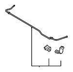 555104D000SJ - Suspension: Stabilizer Bar for Hyundai: Entourage Image
