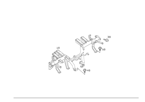 Crossmember Below Instrument Panel for 2005 Mercedes-Benz SL500 #0
